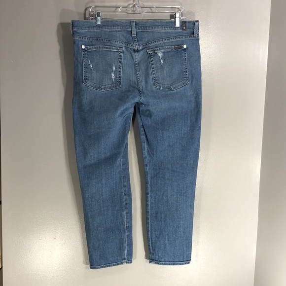 7 for all mankind Josefina Embroidered Botanical Relaxed Jeans - Picture 7 of 16